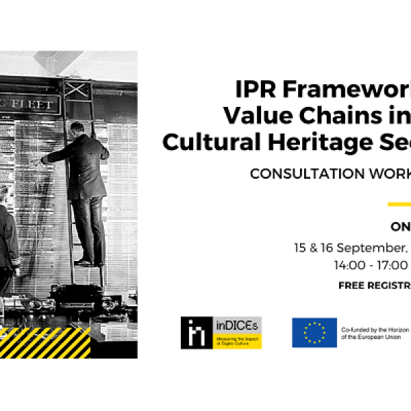 inDICES Consultation Workshop with Cultural Heritage Sector